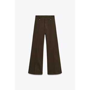 ZARA JEANS ZW COLLECTION TAILORED WIDE LEG HIGH-WAIST